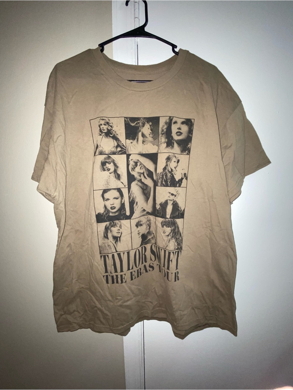 Official Taylor Swift The Eras Tour Taupe Graphic Tee Shirt Size XL